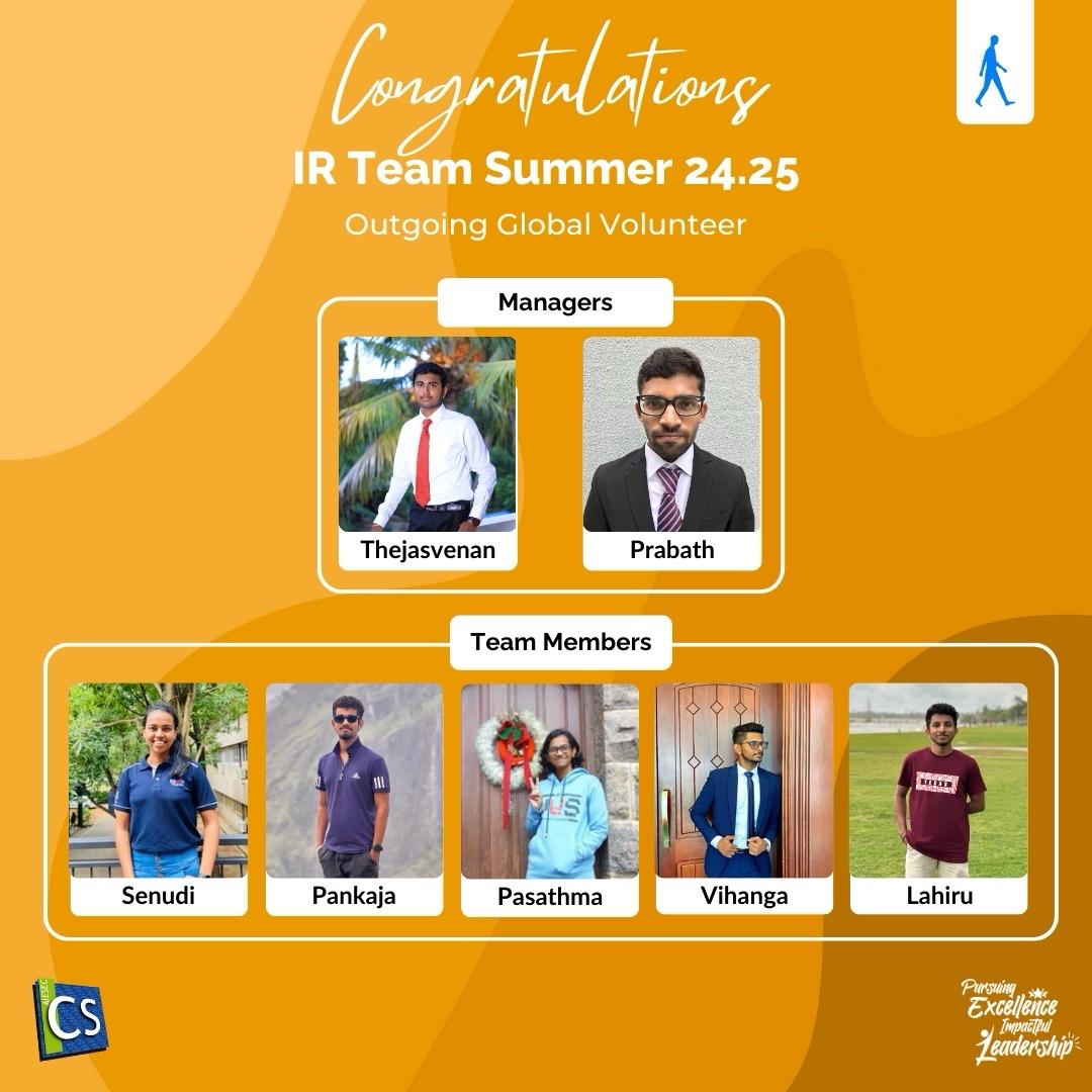 IR Panelist — AIESEC in Colombo South · oGV