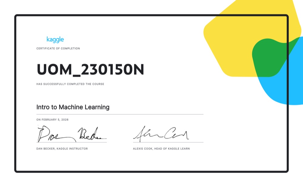 Intro to Machine Learning — Kaggle